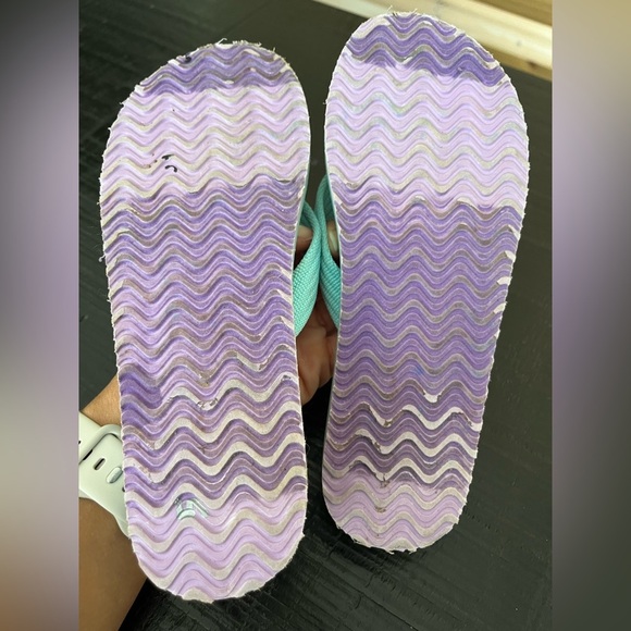 Sperry Sandals Girls Size 1 Calypso Thong Flip Flops Multicolor - Picture 4 of 4